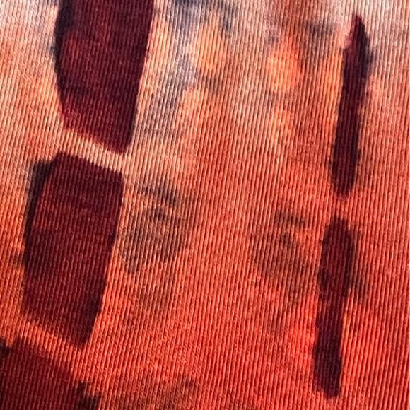 Tie Dyed Terracotta Blue Long Bohemian Vest Duster size Small - Picture 8 of 9